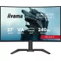 27-tolline IIYAMA G-MASTER GCB2784HSU-B1 kumer VA-mängumonitor 240 Hz FHD 1920x1080 USB-jaotur kõlarid VESA