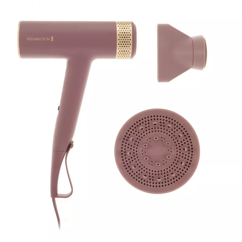 Föön Remington EC8930, 1600 W, digitaalne mootor, 110000 p/min, roosa, 3 m juhe