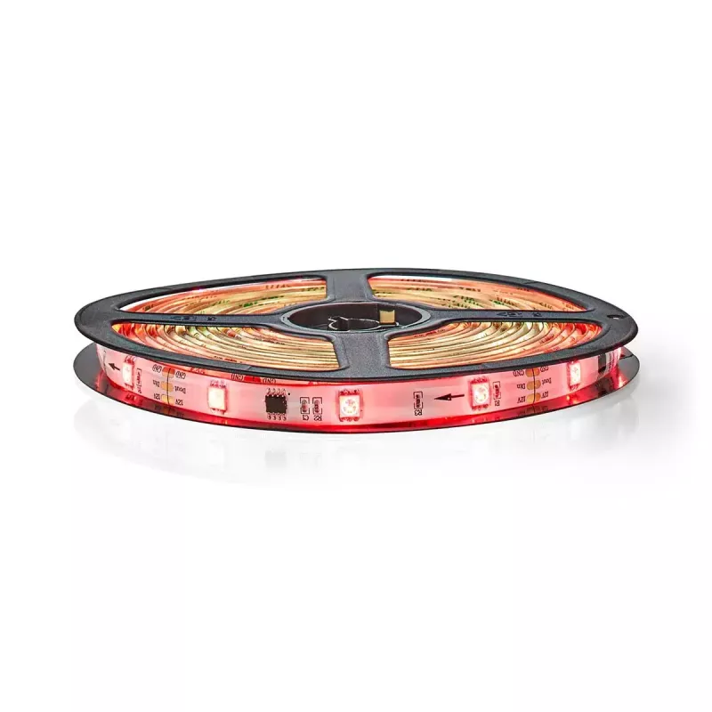 Nutikas ribavalgusti Nedis WIFILS51CRGB — Wi‑Fi, RGB, 24 W, 1 m kaabel, 12 mm laius