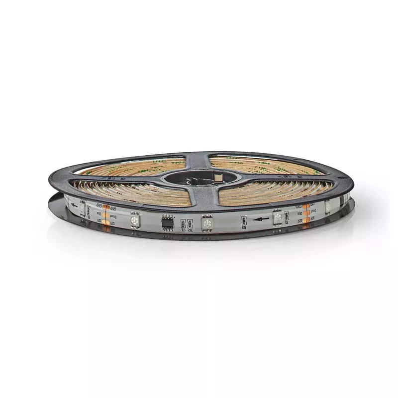 Nutikas ribavalgusti Nedis WIFILS51CRGB — Wi‑Fi, RGB, 24 W, 1 m kaabel, 12 mm laius