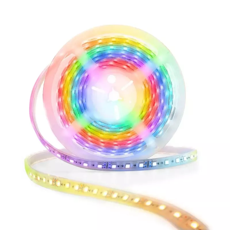 Nutikas ribavalgusti Nedis WIFILS51CRGB — Wi‑Fi, RGB, 24 W, 1 m kaabel, 12 mm laius