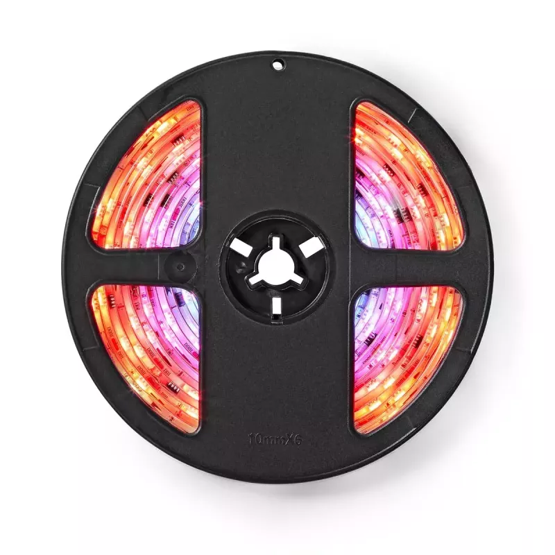 Nutikas ribavalgusti Nedis WIFILS51CRGB — Wi‑Fi, RGB, 24 W, 1 m kaabel, 12 mm laius
