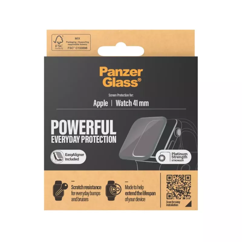 PanzerGlass ekraanikaitse Apple Watch Series 8 7 41mm läbipaistev