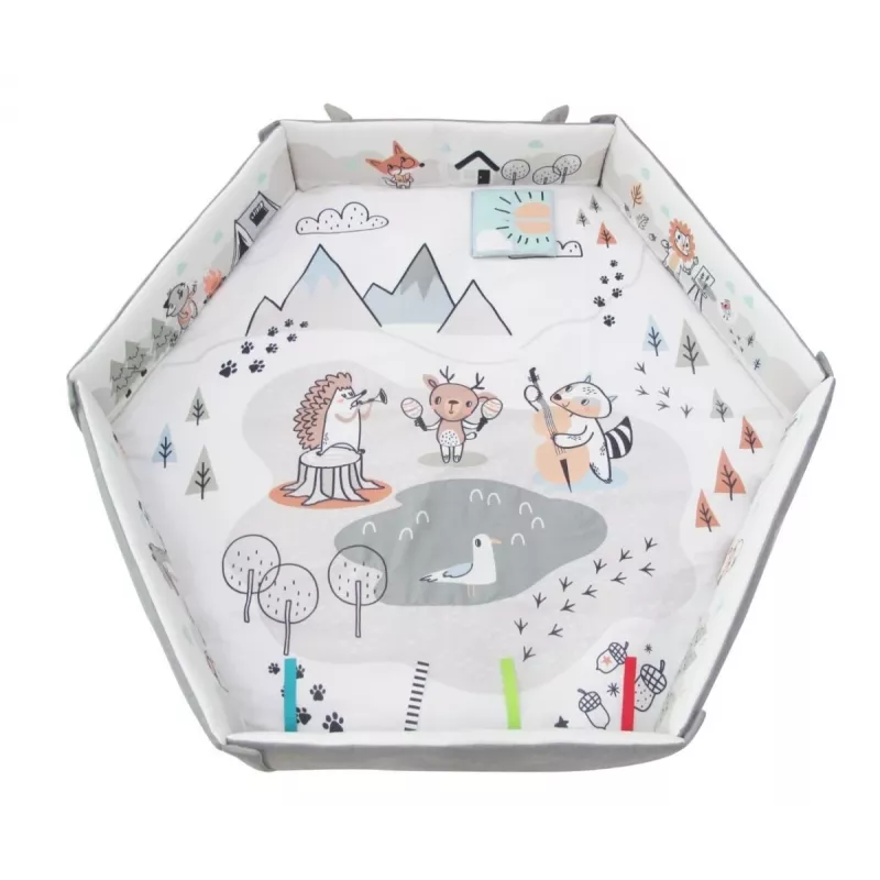 Beebi mängumatt milly mally Baby Mat 5in1 Minky – multifunktsionaalne 5-ühes beebimatt kõhuliolekuks, mängimiseks, puhkamiseks, roomamiseks, reisimiseks