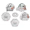 Beebi mängumatt milly mally Baby Mat 5in1 Minky – multifunktsionaalne 5-ühes beebimatt kõhuliolekuks, mängimiseks, puhkamiseks, roomamiseks, reisimiseks