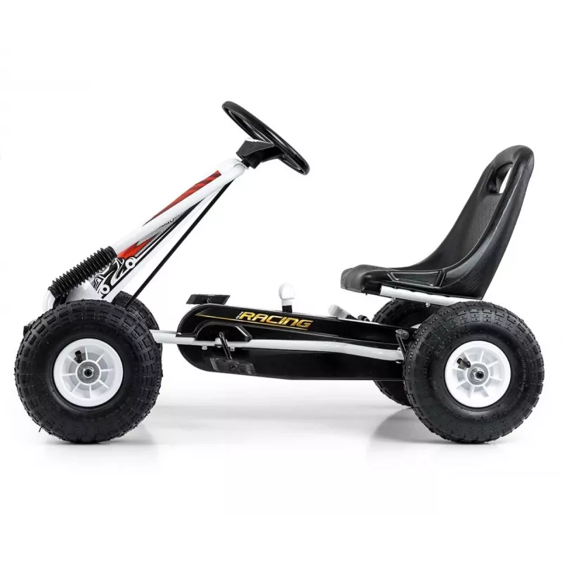 Milly Mally Ride-On Go-Kart Thor Valge