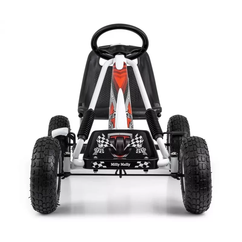 Milly Mally Ride-On Go-Kart Thor Valge