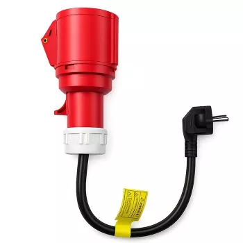 Toiteadapter QOLTEC CEE 16A 5P 400V SCHUKO 230V, mudel 52724