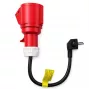 Toiteadapter QOLTEC CEE 16A 5P 400V SCHUKO 230V, mudel 52724