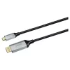 USB-C–DisplayPorti kaabel SAVIO CL-208 (DisplayPort 1.2, 2 m)
