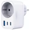 3MK Charger Comfort Charger GaN 30W Valge – USB toiteadapter, 30W GaN väljund