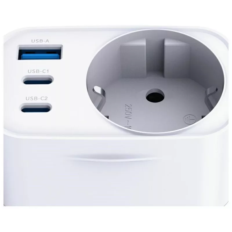 3MK Charger Comfort Charger GaN 30W Valge – USB toiteadapter, 30W GaN väljund