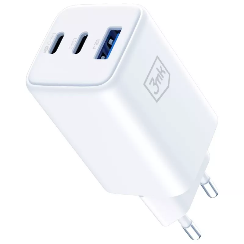 3MK laadija Hyper GaN 65W QC4+ — USB GaN 65W kiirlaadija QC4+ toega