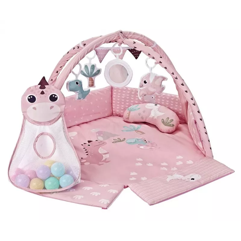 Educational play mat Dino Pink TinyMini pink
