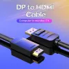 DisplayPort-HDMI kaabel 2M/MUST Hadbh Vention