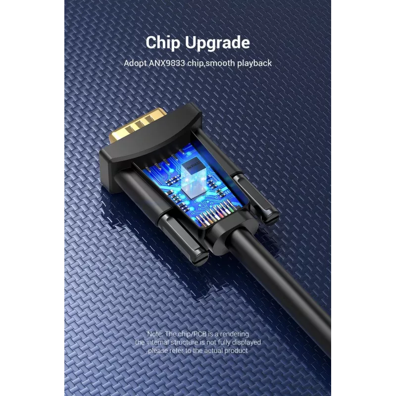 Kaabel DP-VGA 2M/MUST Hblbh Vention