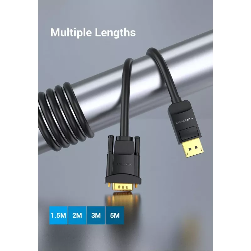 Kaabel DP-VGA 2M/MUST Hblbh Vention
