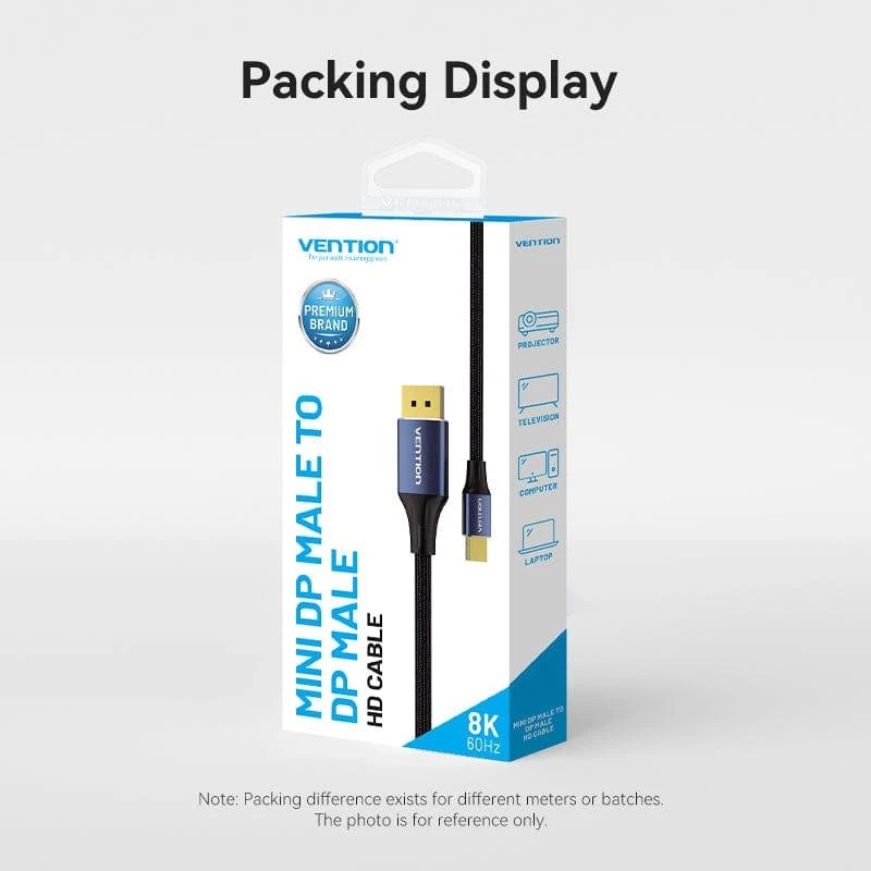 Kaabel Mini DP DP-le 2M/SININE Hcflh Vention