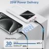 Akupank USB 10000MAH 22.5W/Must FHKB0 Vention
