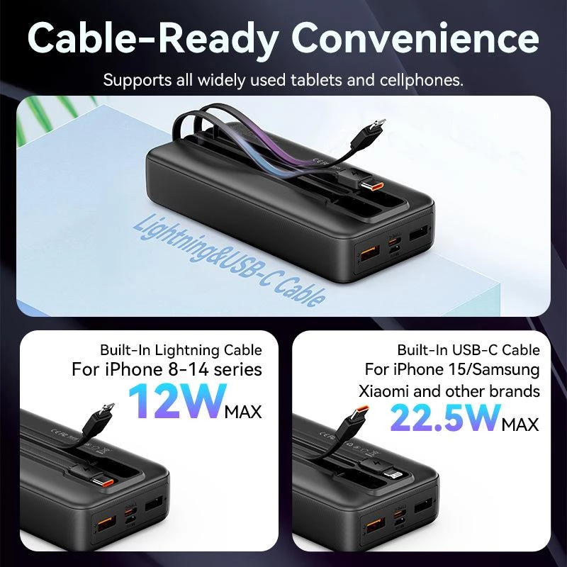 Akupank USB 20000MAH 22.5W/MUST FHPB0 Vention