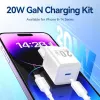 Seinale kinnitatav USB-C/20W mobiililaadija TZ-FEPW0-EU-02 Vention