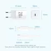 Seinale kinnitatav USB-C/20W mobiililaadija TZ-FEPW0-EU-02 Vention