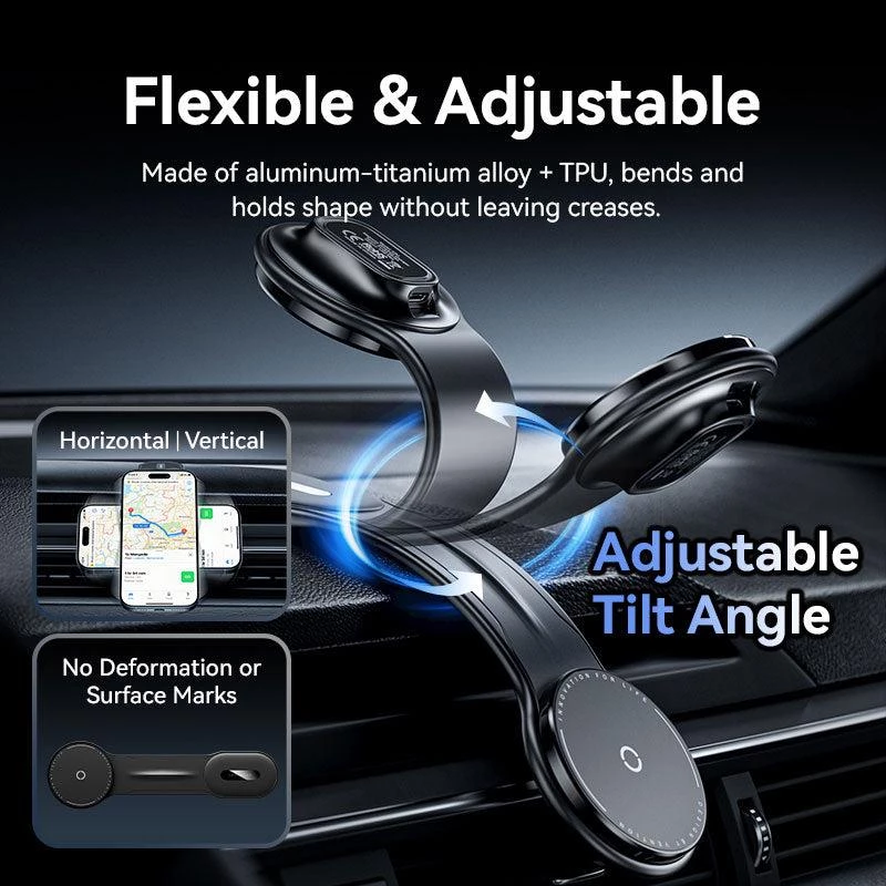 Mobiililaadija auto MAGNETIC/WRL Must KSJB0 Vention