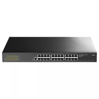 Hallatav L2 Gigabit Etherneti kommutaator Cudy GS2008S2 8 RJ-45 10/100/1000 pordi ja 2 SFP-ga, 1U riiulimontaaž, must