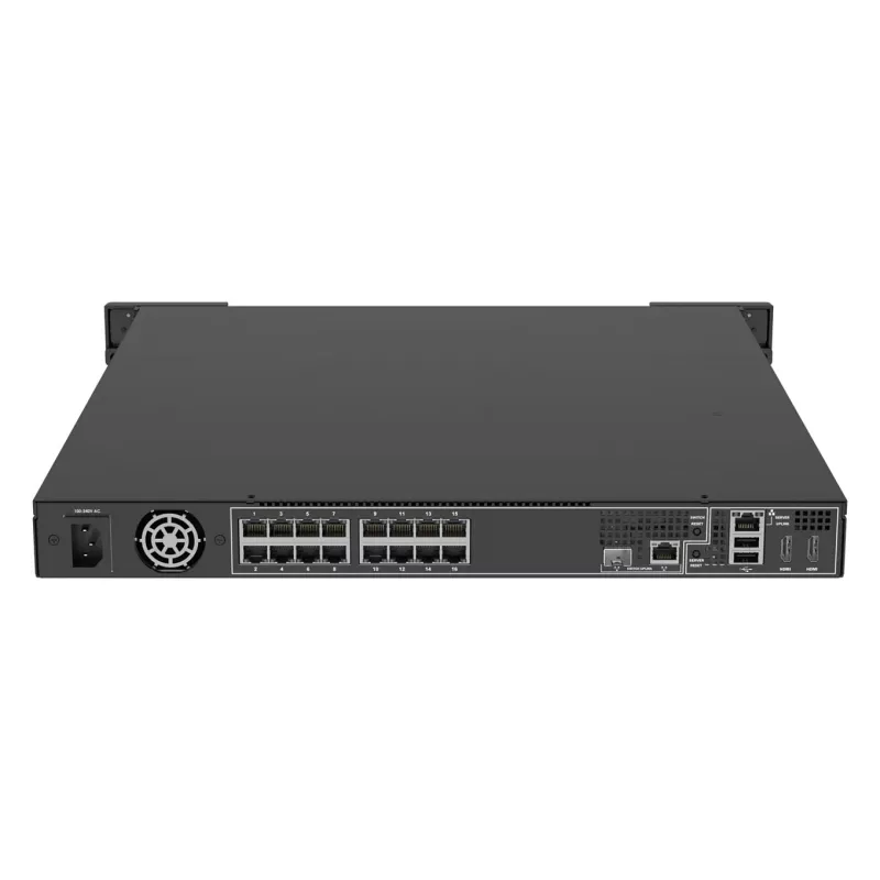 Võrgusalvesti AXIS S2216 Mk II 16 kanaliga, 4 TB HDD, 256 GB SSD, RAID 0/1/10, FIPS 140-2 L2, 1U, must