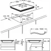 Sisseehitatud induktsioonpliit Electrolux EIT61443B, 4 tsooni, puutetundlik juhtimine