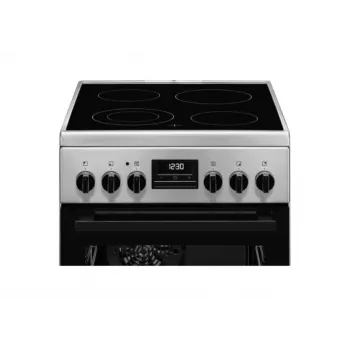 Vabaltseisev pliit Electrolux LKR540266X — 4 põletiga keraamiline plaat, elektriahi 57 L, roostevaba teras, energiaklass A, 50 cm