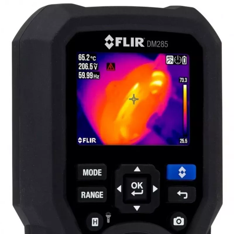 FLIR DM 285-FK termokaamera Must 160 x 120 pikslit Sisseehitatud ekraan TFT