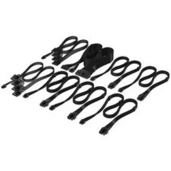 Corsair premium-punutud DC kaabel Pro Kit, Type-5 toiteallikale - must