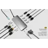 Dokkimisjaam ITEC i-tec USB-C Metal Nano 3x Display (DP, HDMI, VGA) Power Delivery 100 W, 4x USB-A, Gigabit Ethernet