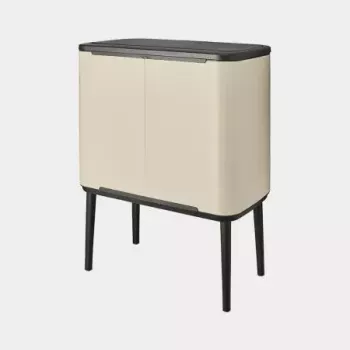 Brabantia Bo Touch Bin 33 L 3 korvi beež laius 540 mm sügavus 312 mm kõrgus 680 mm