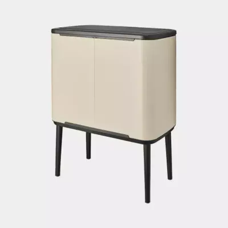 Brabantia Bo Touch Bin 33 L 3 korvi beež laius 540 mm sügavus 312 mm kõrgus 680 mm