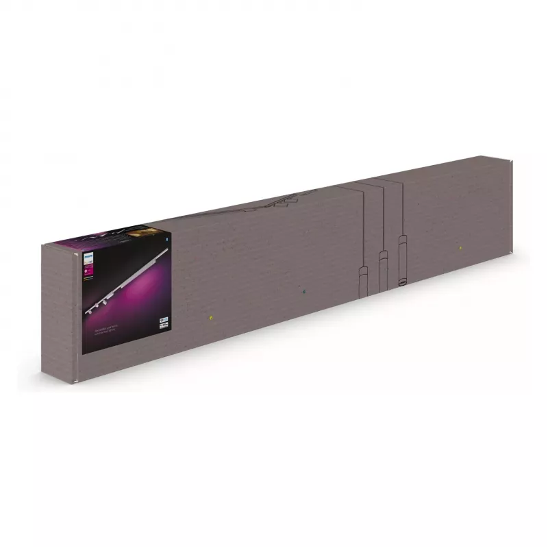 Lae nutivalgustuse komplekt Philips Hue Perifo sirge (3 reguleeritavat kohtvalgustit, 1 valgusriba) Bluetooth, valge, 220–240 V, 24 V pirnid