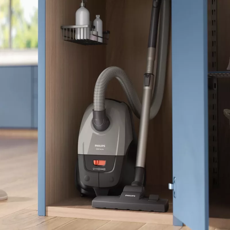 Silindertolmuimeja Philips 2000 series XD2152/12 — 850 W, 3 L tolmukott, HEPA-filter, kuivpuhastus