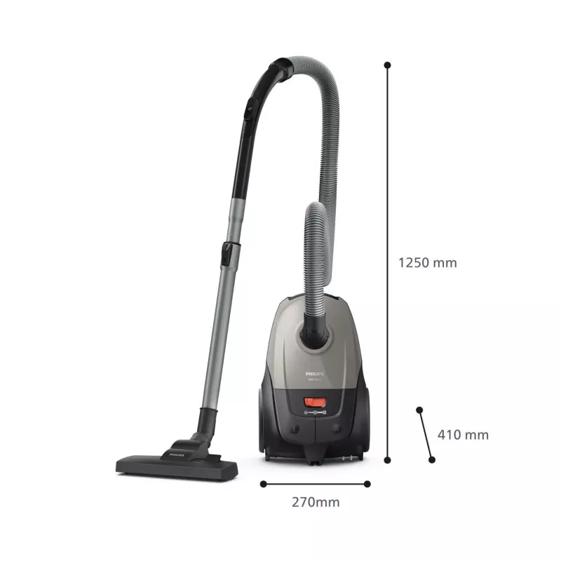 Silindertolmuimeja Philips 2000 series XD2152/12 — 850 W, 3 L tolmukott, HEPA-filter, kuivpuhastus