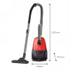 Silindertolmuimeja Philips 1000 series XD1111/10, 800 W, kuivpuhastus, tolmukott 3 L, HEPA, 77 dB