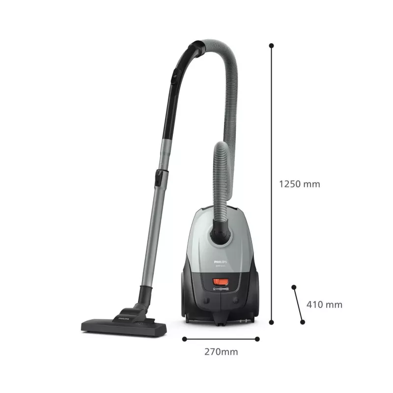 Silindertolmuimeja Philips XD2142/12 — 850 W, 3 L tolmukott, HEPA-filter, kuivpuhastus