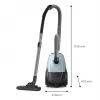 Silindertolmuimeja Philips 2000 series XD1142/10 — 800 W, 3 L tolmukott, HEPA-filter, kuivpuhastus