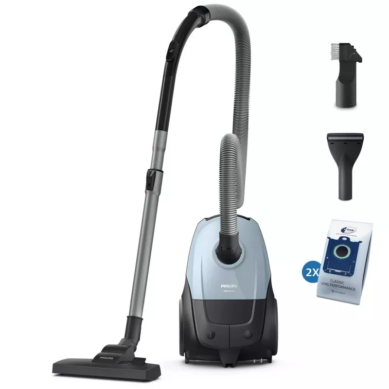 Silindertolmuimeja Philips 2000 series XD1142/10 — 800 W, 3 L tolmukott, HEPA-filter, kuivpuhastus