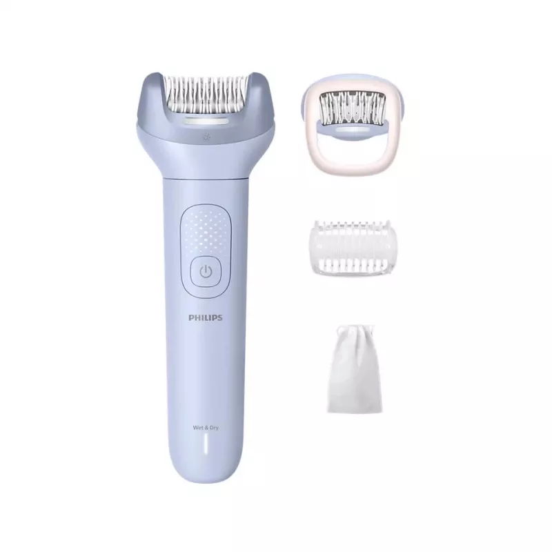 Epilaator Philips 8000 Series BRE708/00 — juhtmevaba, märg ja kuiv, 32 pintsetti, 2 kiirust, sinine