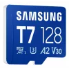 MicroSDXC mälukaart Samsung T7 128 GB UHS-I U3 V30 170 MB/s Sinine