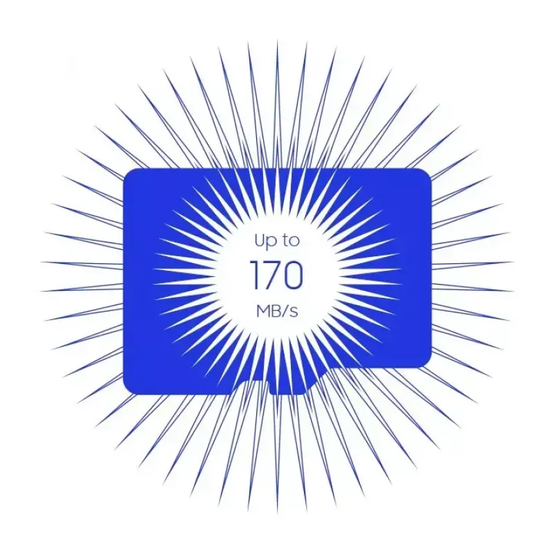 MicroSDXC mälukaart Samsung T7 128 GB UHS-I U3 V30 170 MB/s Sinine