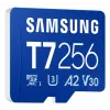MicroSDXC mälukaart Samsung T7 256 GB UHS-I U3 V30 lugemine 170 MB/s Sinine