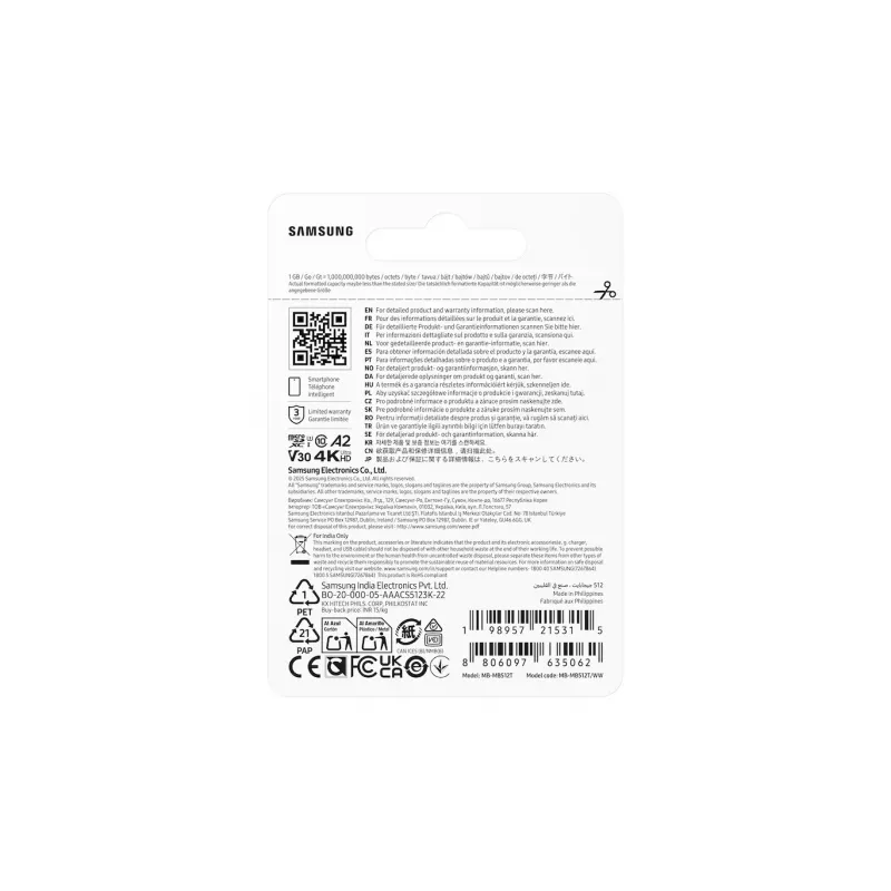 Mälukaart MB-MB512T/WW T7 microSD 512GB