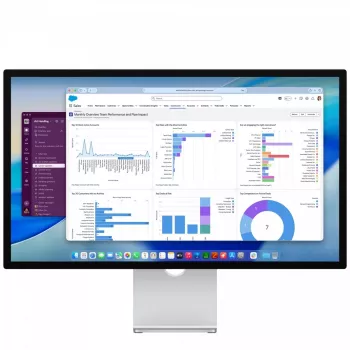 Monitor Apple Studio Display (standardklaas) kallutatava ja kõrgusega reguleeritava alusega