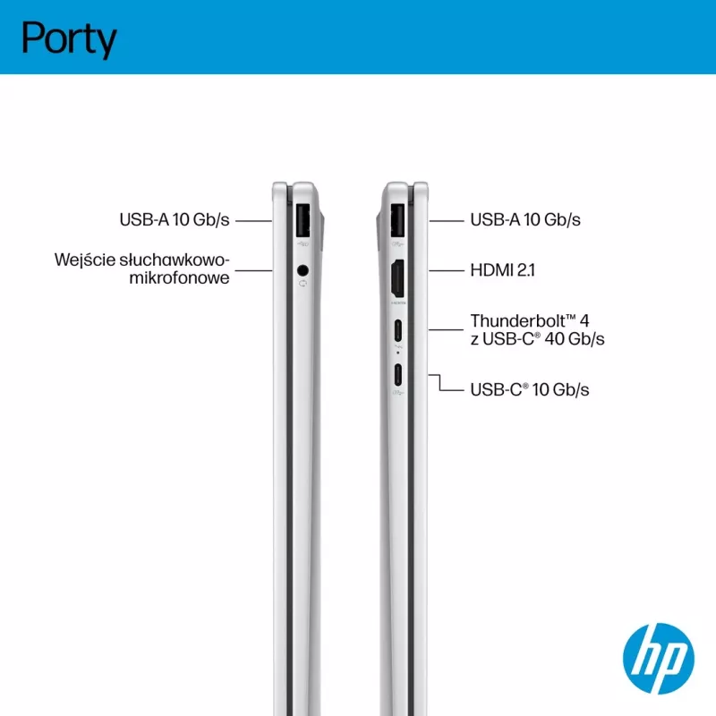 2-in-1 HP OmniBook X Flip NG AI 16-as0003nw sülearvuti, 16-tolline 3K OLED-puuteekraan, 32 GB muutmälu, 1 TB SSD, Windows 11 Home, Ultra 7 258V, Glacier Silver